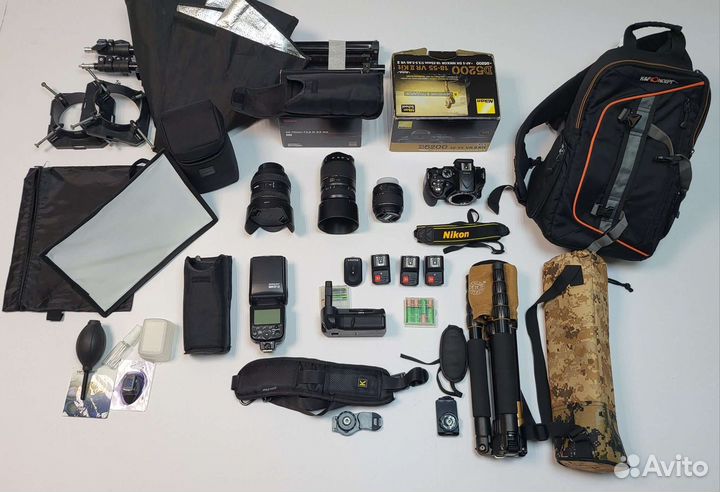 Фотоаппарат Nikon d 5200 + фотокомплект