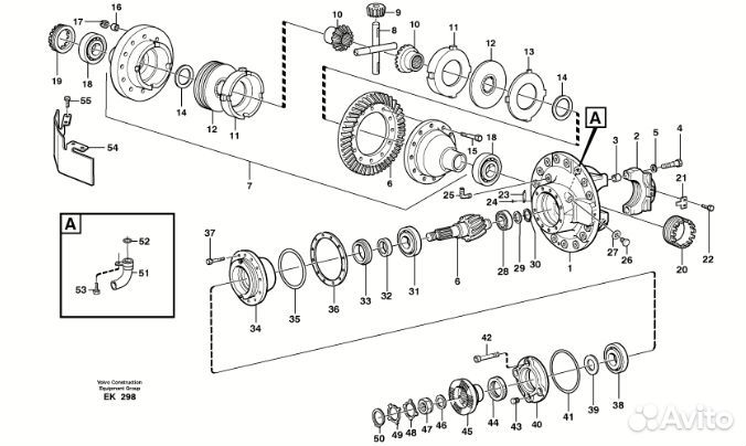 Втулка дистанционная выпускного коллектора 1523233