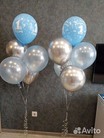 Воздушные шары с гелием, композиции с воздухом