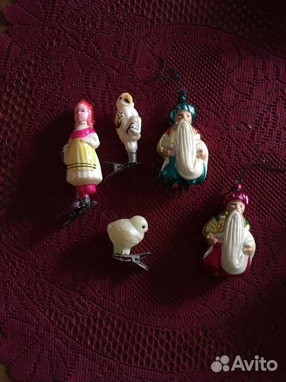 Елочные игрушки СССР