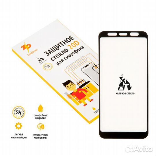 Защитное стекло 20D для Samsung Galaxy J4 Plus, Ga