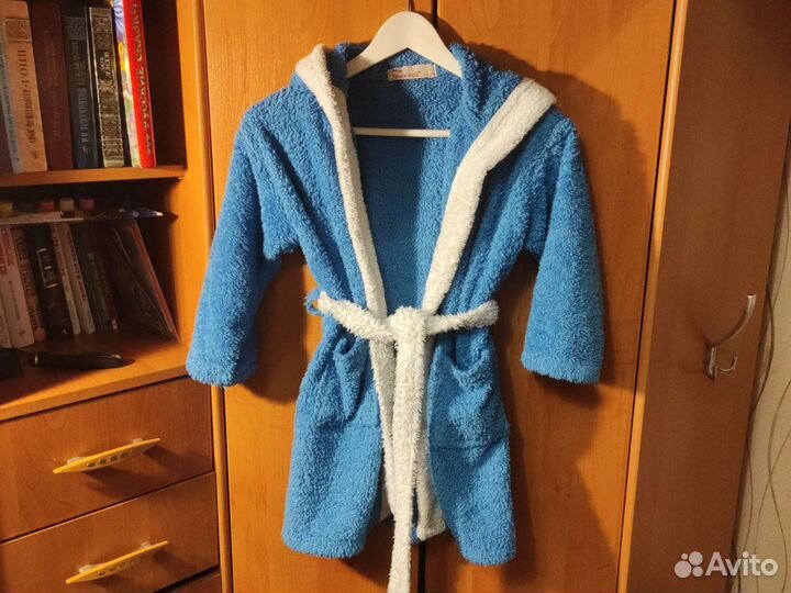 Халат банный детский, 7-8 лет