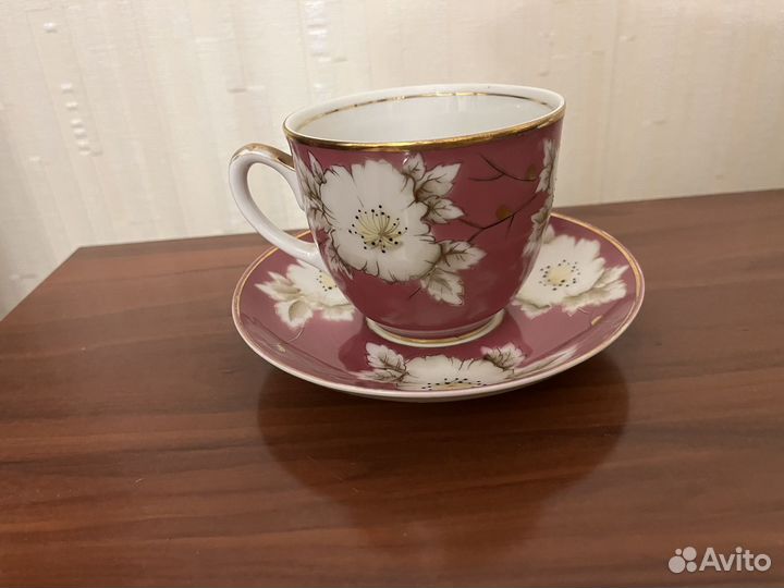 Чашка с блюдцем СССР