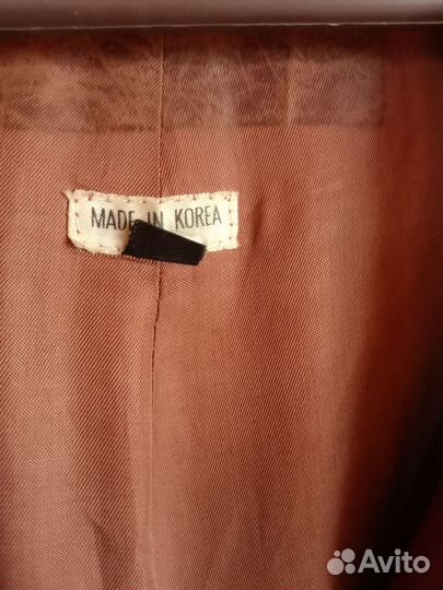 Плащ женский натуральная кожа