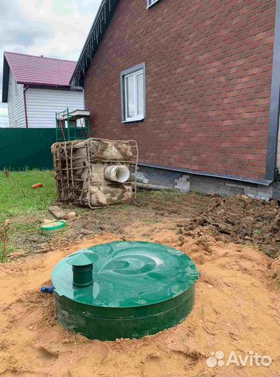 Септик из бетонных колец