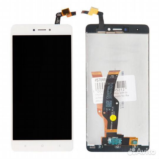 Дисплей в сборе с тачскрином для Xiaomi Redmi Note