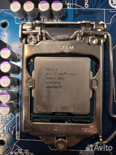 Intel Core i3-3220 + Gigabyte GA-H61M-DS2H + 8GB C