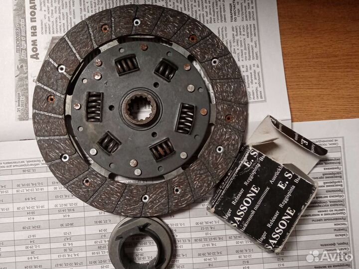 Диск сцепления и вижмной opel на 2х литровый дв