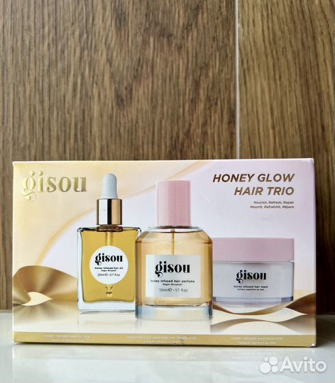 Gisou Honey Glow Hair Trio набор