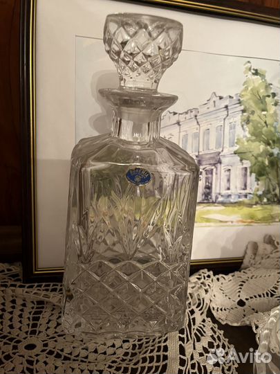 Ваза для фруктов хрусталь и графины Богемия