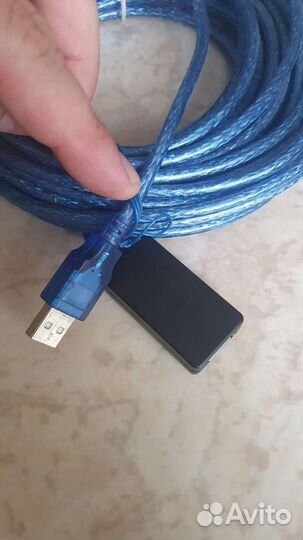 Кабель usb-usb 10метров юсб
