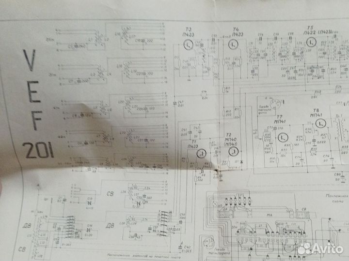 Инструкция и схема для радиоприёмника VEF 201