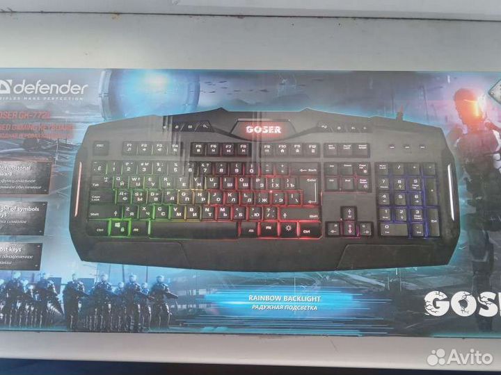 Игровая клавиатура Defender goser (мембранная)
