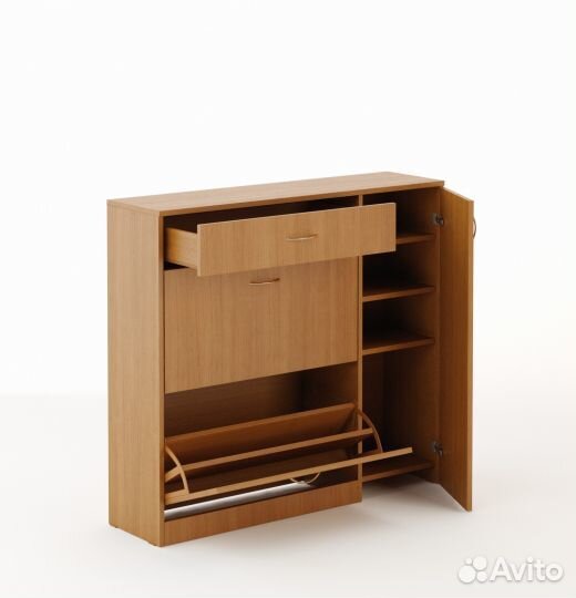 Обувница с дверью