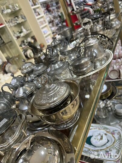 Сахарницы конфетницы чайники, винтаж из Европы