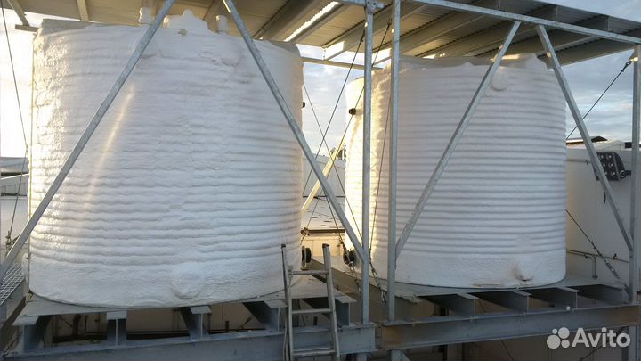 Утепление резервуаров емкостей трубопроводов