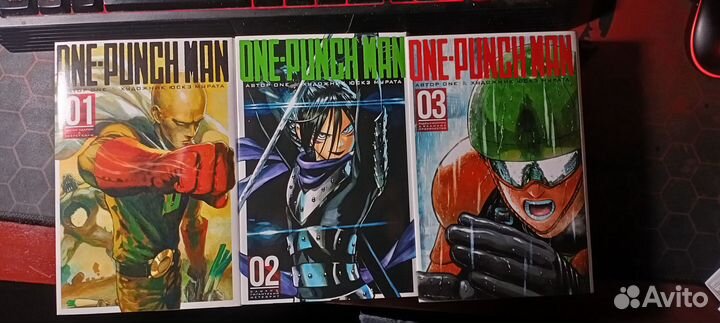 Манга One Punch Man 3 книги