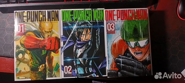 Манга One Punch Man 3 книги