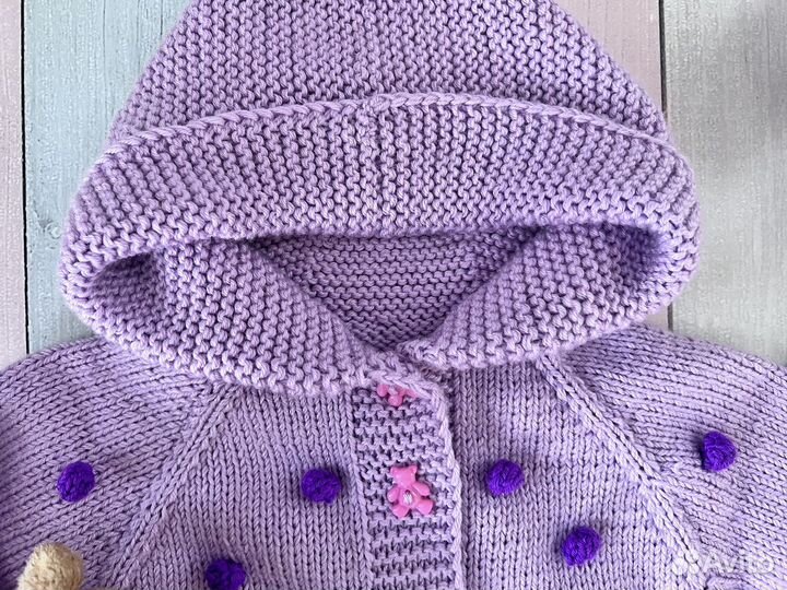 Вязаный Костюм детский 74 80 ручная работа