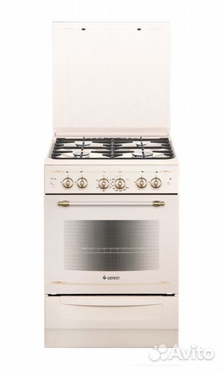Плита газовая Gefest пг 6100-02 0182 слоновая кост