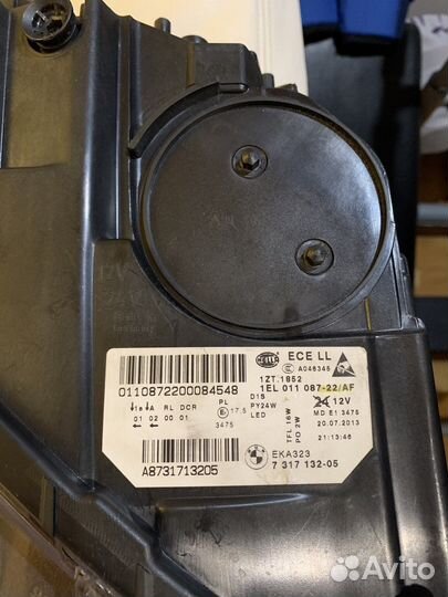 Фары бмв 5 серии F10, правая левая, оригинал