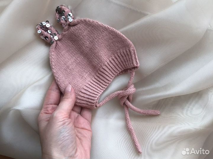 Чепчик для новорожденного