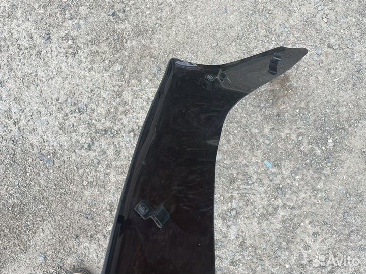 Дефлектор капота kia sportage 4 (мухобойка)