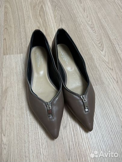 Балетки натуральная кожа vitacci