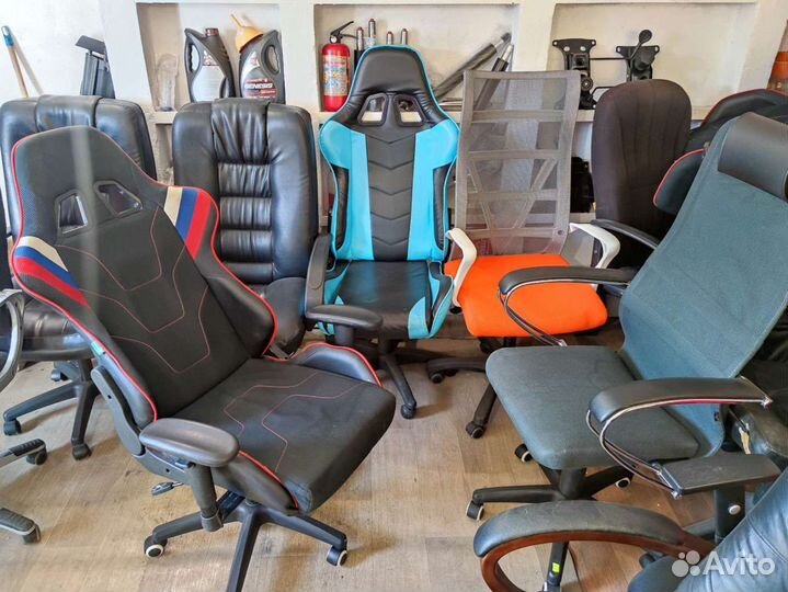 Кресло руководителя Кожа натуральная Chairman