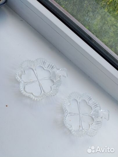 Розетки хрустальные