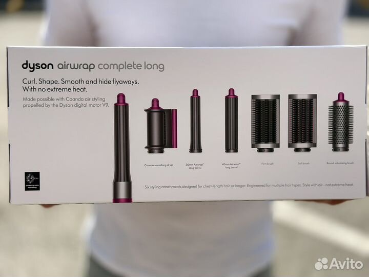 Стайлер Dyson HS05 Airwrap Complete Long Fuchsia