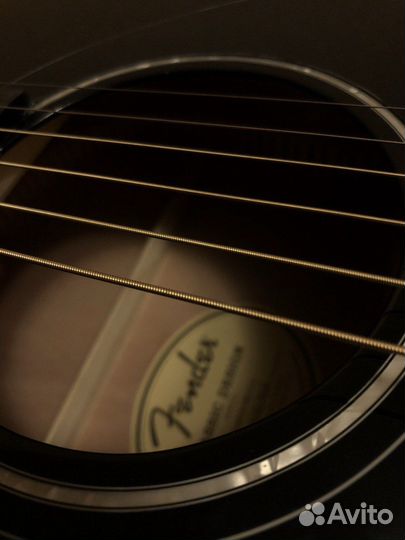 Акустическая гитара Fender CS-60S Black