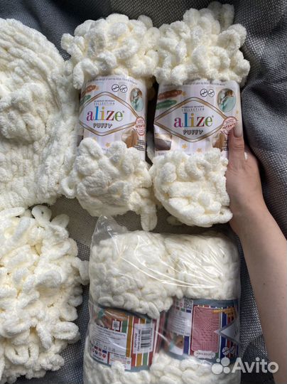 Пряжа Alize puffy и alize puffy fine