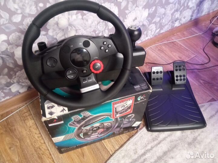 Руль logitech driving force gt