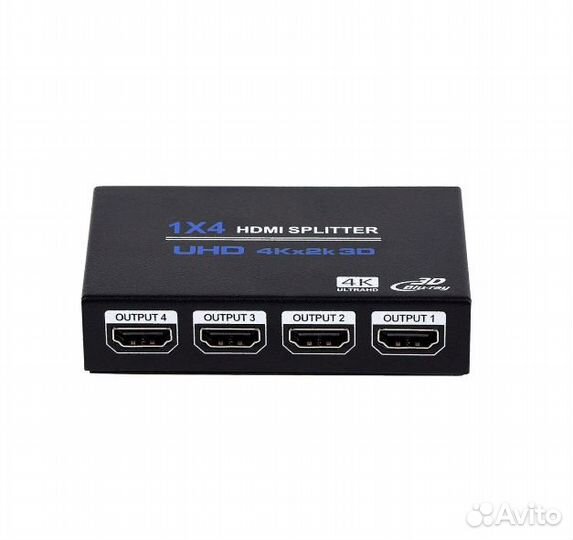 Сплиттер 1 hdmi вход 4 hdmi выхода, 2K-4K