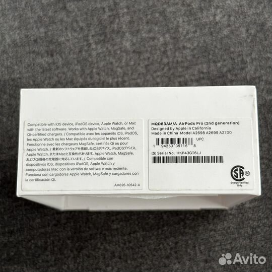 AirPods Pro 2 оригинал, с чеком, на гарантии