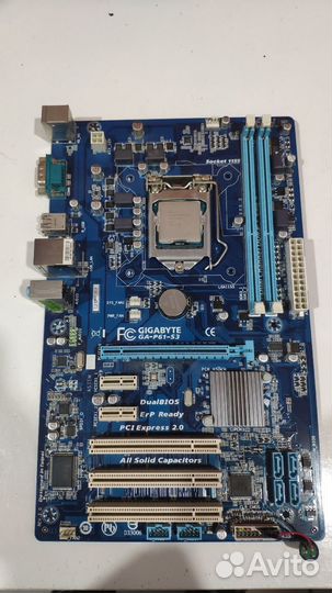 Материнская плата 1155 + процессор i3 3210