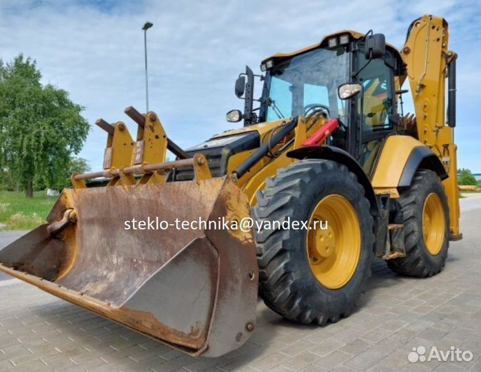 Стекло кузовное нижнее левое на Caterpillar