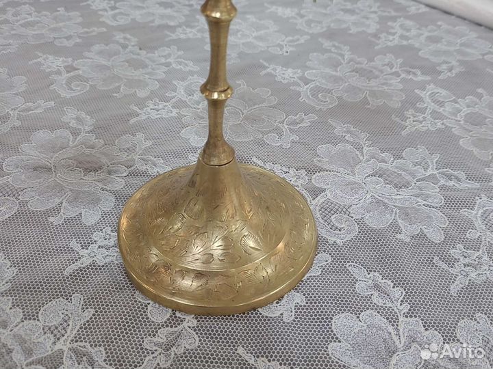 Подсвечник латунь индия пара