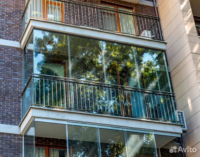 Безрамное остекление