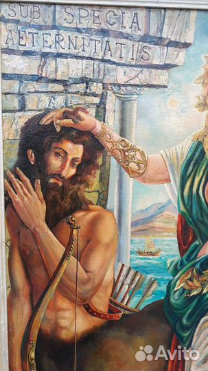 Картина, масло, холст. 155/ 88. размер вместе с ра