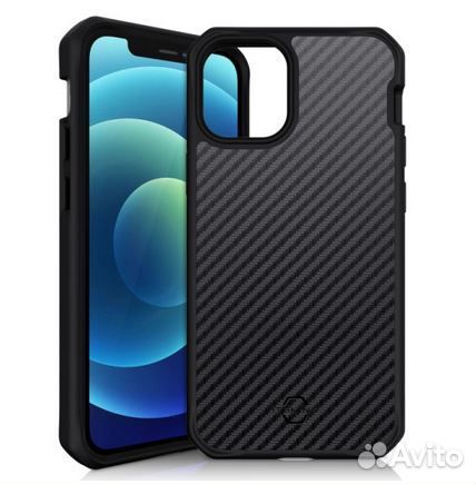 Чехол на iPhone 12 mini / Itskins hybrid carbon