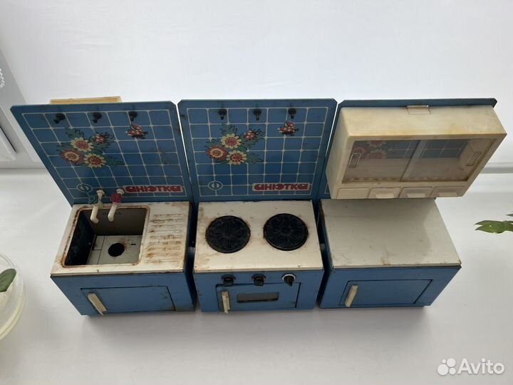 Игрушки СССР, кухня Анютка