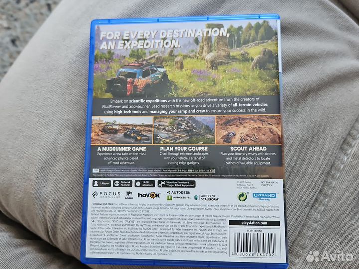 Expeditions a mudrunner game ps5 диск с игрой