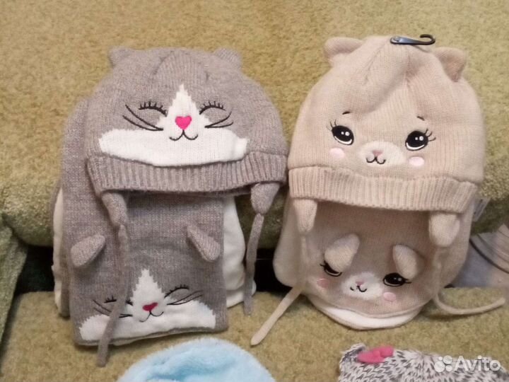 Комплект шапка, шарф