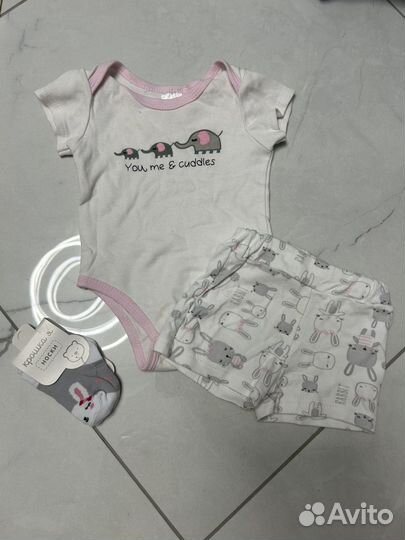 Вещи пакетом на девочку 68 74