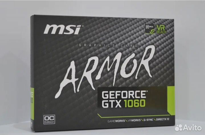 Видеокарта gtx 1060 6gb