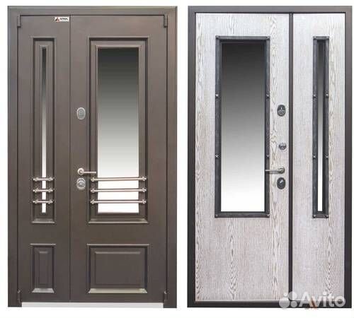 Дверь входная Двустворчатая серии 