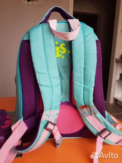 Рюкзак ортопедический 1-4кл.+мешок+пенал