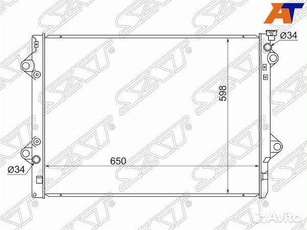 Радиатор toyota 4runner